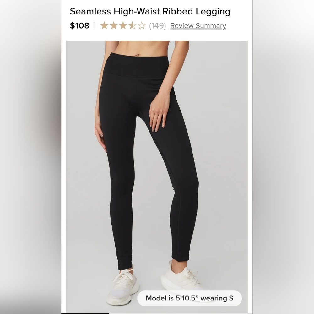 Women's Black High-Waisted Leggings